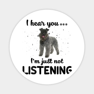 Kerry Blue Terrier I hear you ... I am just not listening Magnet